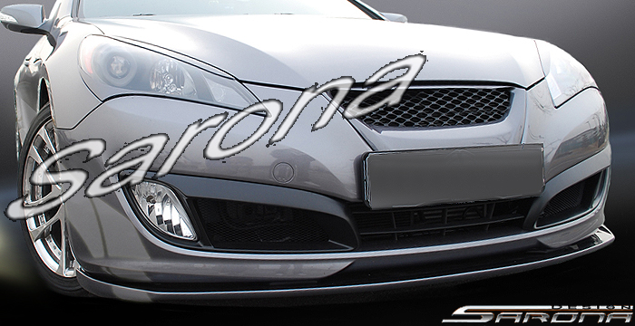 Custom Hyundai Genesis Coupe  Front Lip/Splitter (2010 - 2012) - $270.00 (Part #HY-011-FA)